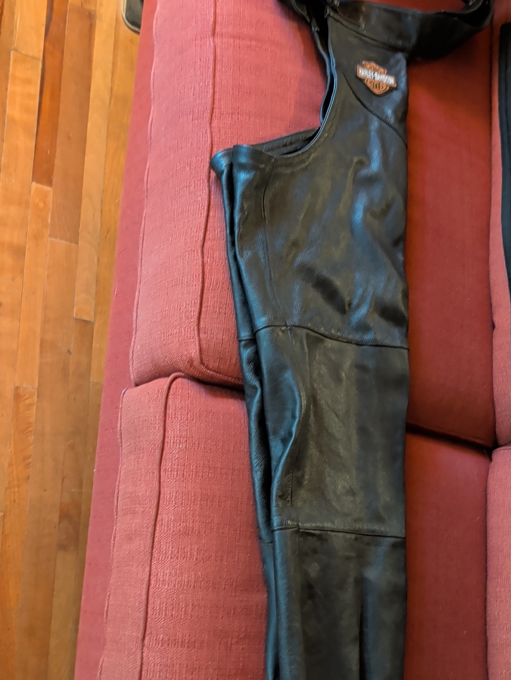 Harley-Davidson Black Leather Motorcycle Pants